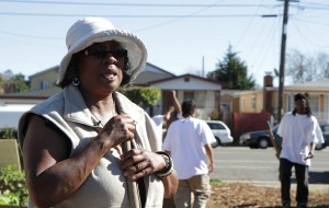 20110205_earthmother1600 Iyalode Kinney at the North Richmond garden she helped create.