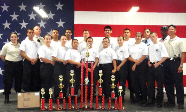 The Richmond Explorers placed fourth out of 50 agencies at the Central Coast Law Enforcement Explorer Post Competition in Paso Robles. (photo contributed by Richmond Police Department)
