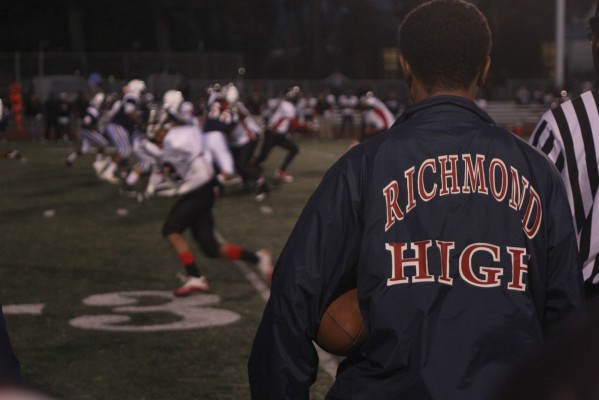 Richmond lost to Fairfield 20-14, the smallest margin of defeat for the team all season. The Oiler's next game will be on Oct. 5 at John Swett. (Photo: Stephen Hobbs)