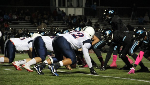 Richmond's defense played hard the Titan's which included making a interception by Deshawn Clarke during the fourth quarter. (Photo by: Jennifer Baires)