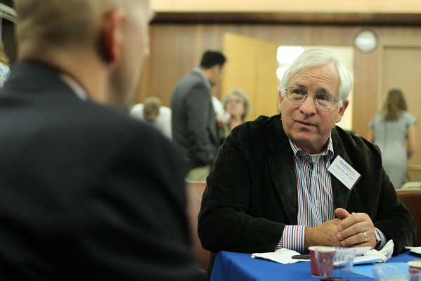 Dr. Douglas Gray, one of Operation Access' co-founders, discusses a surgical technique with nominee Eric Mariotti. (Photo: Avni Nijhawan)