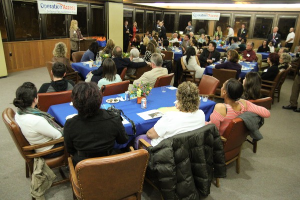 About 70 people attended Operation Access' annual dinner that celebrated outstanding volunteers.