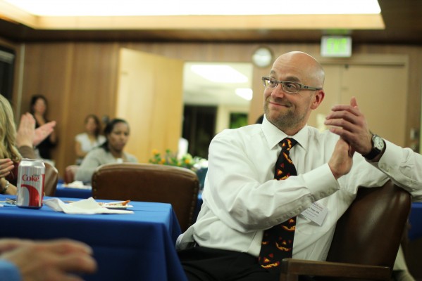 Surgeon Aaron Baggs received a Champion Award for his work in Richmond. (Photo: Avni Nijhawan).