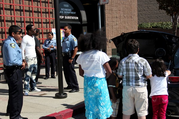 Officer Simmons wanted Saturday to be an educational opportunity as well; so while children were playing an X-Box, parents were discussing prescription drug awareness. (Photo: Justin Pye)