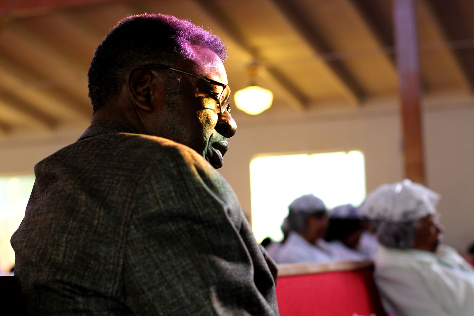 Image of a man praying