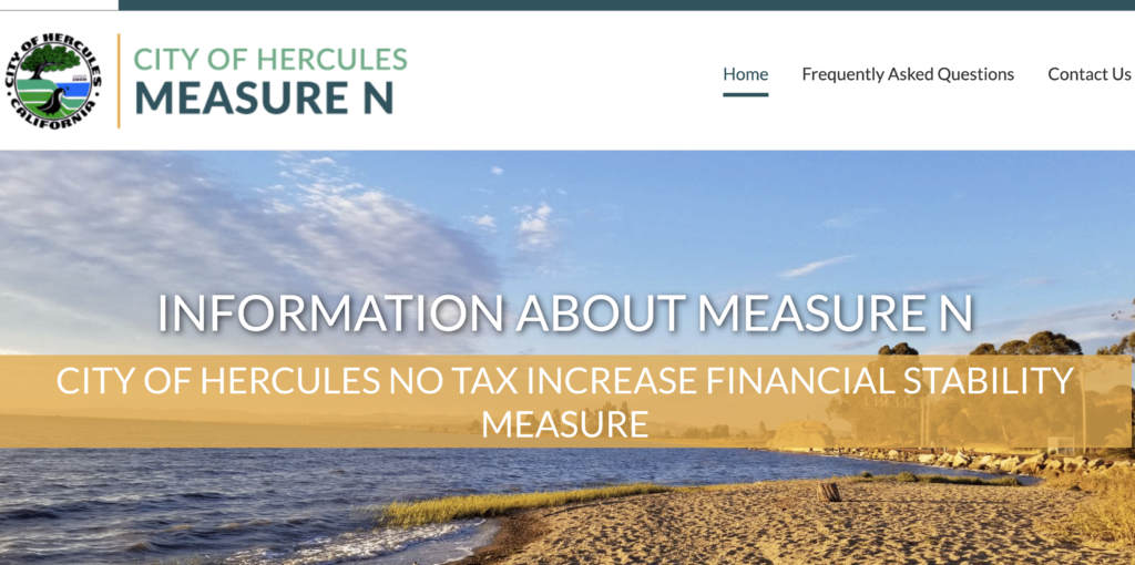 In Measure N, Hercules voters asked to keep 8 utility tax on books