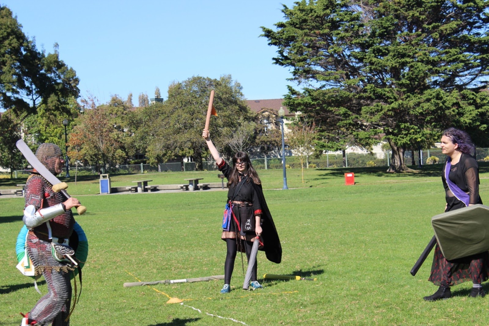 Knights and wizards capture the ‘whimsical nature of being a human’ on Sundays at Marina Bay Park